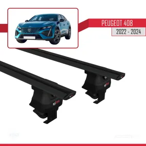 Peugeot 408 2022 ve Sonrası ile Uyumlu ACE-4 Ara Atkı Tavan Barı SİYAH thumb 3