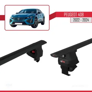 Peugeot 408 2022 ve Sonrası ile Uyumlu ACE-4 Ara Atkı Tavan Barı SİYAH thumb 4