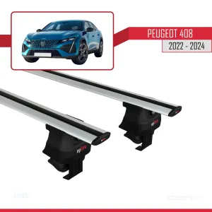 Peugeot 408 2022 ve Sonrası ile Uyumlu ACE-4 Ara Atkı Tavan Barı GRİ thumb 3