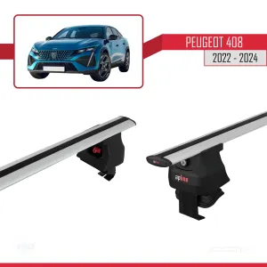 Peugeot 408 2022 ve Sonrası ile Uyumlu ACE-4 Ara Atkı Tavan Barı GRİ thumb 4