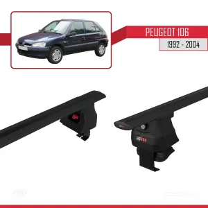 Peugeot 106 1992-2004 Arası ile uyumlu ACE-4 Ara Atkı Tavan Barı SİYAH thumb 5
