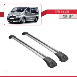 Opel Vivaro 2001-2014 Arası ile uyumlu ACE-1 Ara Atkı Tavan Barı GRİ thumb 3