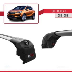 Opel MOKKA X 2016-2020 Arası ile uyumlu ACE-2 Ara Atkı Tavan Barı GRİ thumb 4