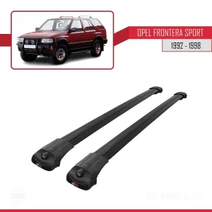 Opel Frontera Sport 1992-1998 Arası ile uyumlu ACE-1 Ara Atkı Tavan Barı SİYAH thumb 3