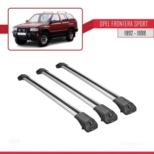 Opel Frontera Sport 1992-1998 Arası ile uyumlu ACE-1 Ara Atkı Tavan Barı GRİ 3 ADET BAR thumb 3