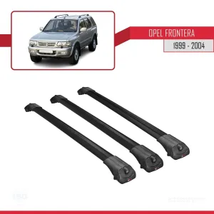 Opel Frontera 1999-2004 Arası ile uyumlu ACE-1 Ara Atkı Tavan Barı SİYAH 3 ADET BAR thumb 3