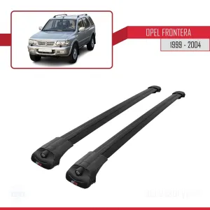 Opel Frontere 1999-2004 Arası ile uyumlu ACE-1 Ara Atkı Tavan Barı SİYAH thumb 3