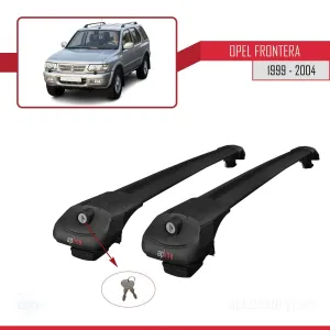 Opel Frontere 1999-2004 Arası ile uyumlu ACE-1 Ara Atkı Tavan Barı SİYAH thumb 4