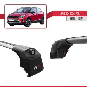 Opel CROSSLAND 2020 ve Sonrası ile uyumlu ACE-2 Ara Atkı Tavan Barı GRİ thumb 5