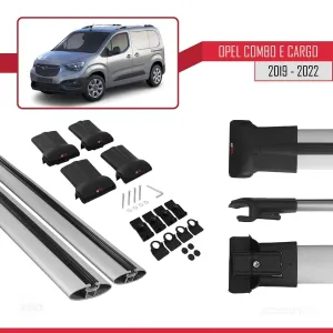 Opel Combo (E) PANELVAN 2019-2022 Arası ile Uyumlu FLY Model Ara Atkı Tavan Barı GRİ thumb 5