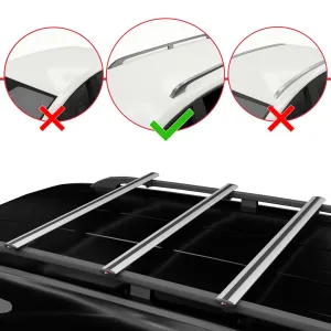 Opel Combo (E) PANELVAN 2019-2022 Arası ile uyumlu Basic Model Ara Atkı Tavan Barı GRİ 3 ADET thumb 2