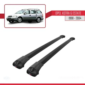 Opel Astra (G) SW 1998-2004 Arası ile uyumlu ACE-1 Ara Atkı Tavan Barı SİYAH thumb 3
