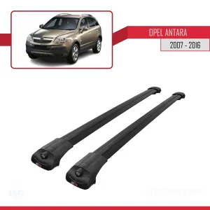 Opel Antara 2007-2016 Arası ile uyumlu ACE-1 Ara Atkı Tavan Barı SİYAH thumb 3