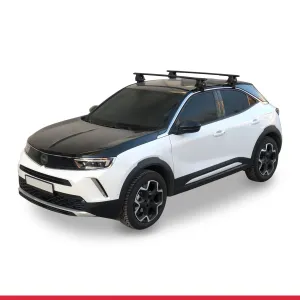 Opel / Vauxhall Mokka 2021 ve Sonrası ile uyumlu ACE-4 Ara Atkı Tavan Barı SİYAH thumb 3