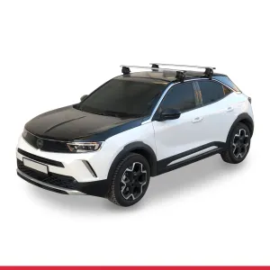 Opel / Vauxhall Mokka 2021 ve Sonrası ile uyumlu ACE-4 Ara Atkı Tavan Barı GRİ thumb 2