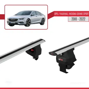 Opel / Vauxhall Insignia Grand Sport 2018-2022 Arası ile uyumlu ACE-4 Ara Atkı Tavan Barı GRİ thumb 3