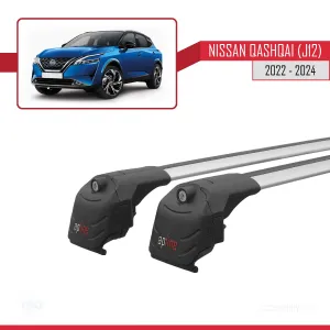 Nissan Qashqai 2022 ve Sonrası ile uyumlu ACE-2 Ara Atkı Tavan Barı GRİ thumb 4
