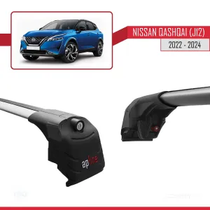 Nissan Qashqai 2022 ve Sonrası ile uyumlu ACE-2 Ara Atkı Tavan Barı GRİ thumb 5