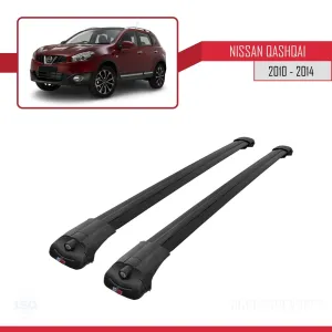 Nissan Qashqai 2010-2014 Arası ile uyumlu ACE-1 Ara Atkı Tavan Barı SİYAH thumb 3