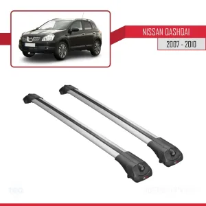 Nissan Qashqai 2007-2010 Arası ile uyumlu ACE-1 Ara Atkı Tavan Barı GRİ thumb 3