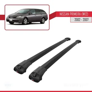 Nissan Primera (W12) 2002-2007 Arası ile uyumlu ACE-1 Ara Atkı Tavan Barı SİYAH thumb 3