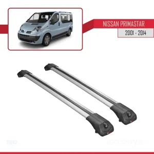 Nissan Primastar 2001-2014 Arası ile uyumlu ACE-1 Ara Atkı Tavan Barı GRİ thumb 3
