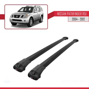 Nissan Pathfinder (R51) 2004-2012 Arası ile uyumlu ACE-1 Ara Atkı Tavan Barı SİYAH thumb 3