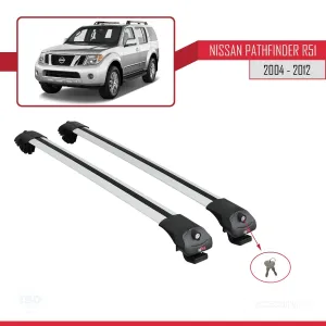 Nissan Pathfinder (R51) 2004-2012 Arası ile uyumlu ACE-1 Ara Atkı Tavan Barı GRİ thumb 4