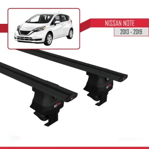 Nissan Note / Versa 2013-2019 Arası ile uyumlu ACE-4 Ara Atkı Tavan Barı SİYAH thumb 4
