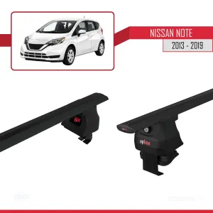 Nissan Note / Versa 2013-2019 Arası ile uyumlu ACE-4 Ara Atkı Tavan Barı SİYAH thumb 5