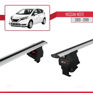 Nissan Note Versa 2013-2019 Arası ile uyumlu ACE-4 Ara Atkı Tavan Barı GRİ thumb 3