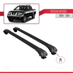 Nissan Navara 2004-2014 Arası ile uyumlu ACE-1 Ara Atkı Tavan Barı SİYAH thumb 4