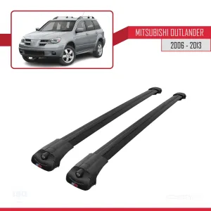 Mitsubishi Outlander 2006-2013 Arası ile uyumlu ACE-1 Ara Atkı Tavan Barı SİYAH thumb 3