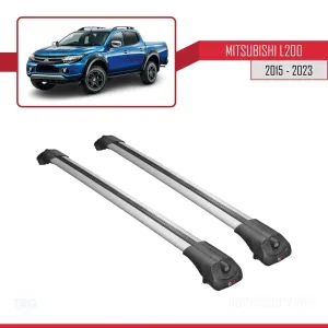 Mitsubishi L200 2015-2023 Arası ile uyumlu ACE-1 Ara Atkı Tavan Barı GRİ thumb 3