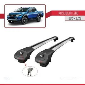 Mitsubishi L200 2015-2023 Arası ile uyumlu ACE-1 Ara Atkı Tavan Barı GRİ thumb 4