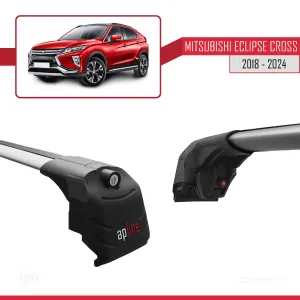 Mitsubishi Eclipse CROSS (GK) 2018 ve Sonrası ile uyumlu ACE-2 Ara Atkı Tavan Barı GRİ thumb 5