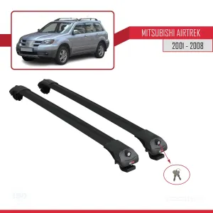 Mitsubishi Airtrek 2001-2008 Arası ile uyumlu ACE-1 Ara Atkı Tavan Barı SİYAH thumb 4