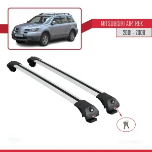 Mitsubishi Airtrek 2001-2008 Arası ile uyumlu ACE-1 Ara Atkı Tavan Barı GRİ thumb 4