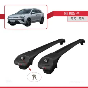 MG MG5 EV 2022 ve sonrası ile uyumlu ACE-1 Ara Atkı Tavan Barı SİYAH thumb 4