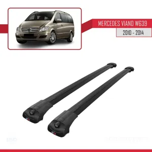 Mercedes Viano 2010-2014 Arası ile uyumlu ACE-1 Ara Atkı Tavan Barı SİYAH thumb 3