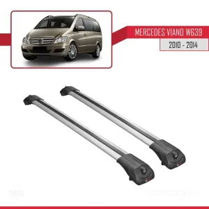 Mercedes Viano 2010-2014 Arası ile uyumlu ACE-1 Ara Atkı Tavan Barı GRİ thumb 3