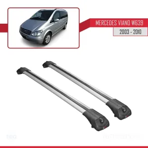Mercedes Viano 2003-2010 Arası ile uyumlu ACE-1 Ara Atkı Tavan Barı GRİ thumb 3
