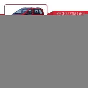 Mercedes Vaneo (W414) 2002-2005 Arası ile uyumlu FLY Model Ara Atkı Tavan Barı SİYAH thumb 5