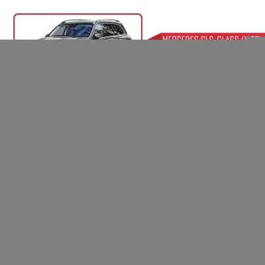 Mercedes GLS-Class (X167) 2020 ve Sonrası ile Uyumlu FLY Model Ara Atkı Tavan Barı GRİ thumb 4