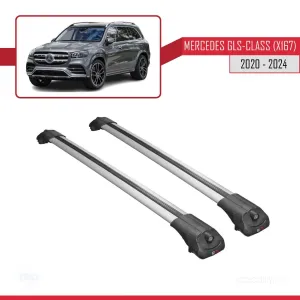 Mercedes GLS-Class (X167) 2020 ve Sonrası ile uyumlu ACE-1 Ara Atkı Tavan Barı GRİ thumb 3