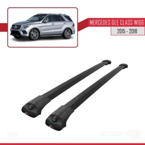Mercedes GLE (W166) 2015-2018 Arası ile uyumlu ACE-1 Ara Atkı Tavan Barı SİYAH thumb 3