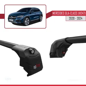 Mercedes Gla-Class (H247) 2020 ve Sonrası ile uyumlu ACE-2 Ara Atkı Tavan Barı SİYAH thumb 3