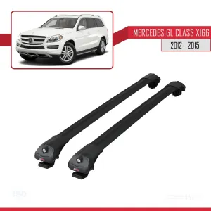 Mercedes GL Class (X166) 2012-2015 Arası ile uyumlu ACE-1 Ara Atkı Tavan Barı SİYAH thumb 3