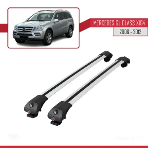 Mercedes GL Class (X164) 2006-2012 Arası ile uyumlu ACE-1 Ara Atkı Tavan Barı GRİ thumb 3