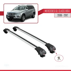 Mercedes GL Class (X164) 2006-2012 Arası ile uyumlu ACE-1 Ara Atkı Tavan Barı GRİ thumb 4